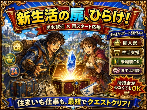 あなたの新生活、全力サポート！！